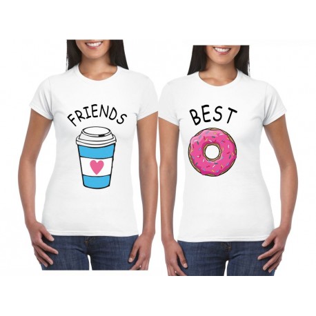 Camiseta Estampada Café Y Rosca