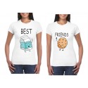 Camisetas Estampadas Leche-Galletas