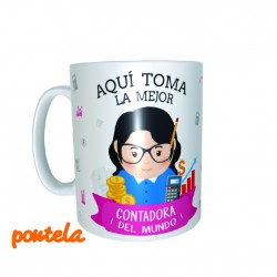 Mugs Personalizado Contadora